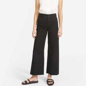 Everlane Wide-Leg Crop Black Pants Size 2